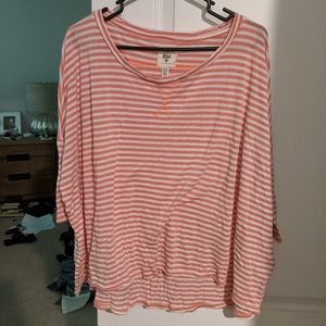 Billabong striped tunic LS